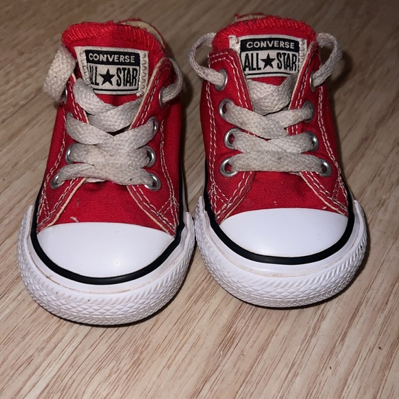 Converse Chuck Taylor All Star Lo Sneaker - Baby / Toddler - Red - Picture 5 of 7
